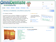 Tablet Screenshot of omnidentiste.com